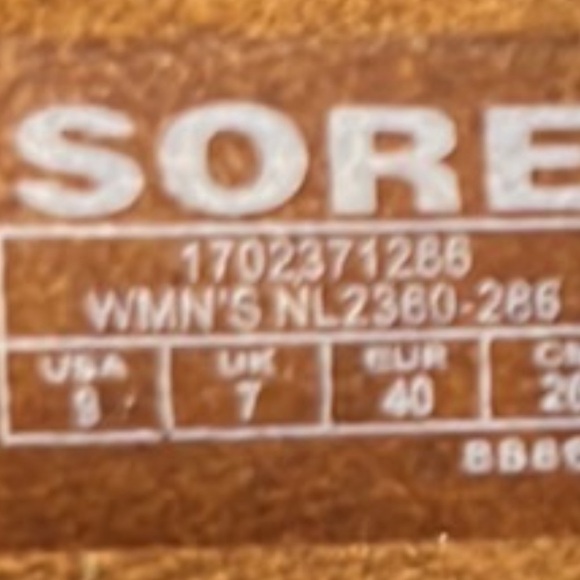 Sorel Addington Lace Up Block Heel Moto Suede Tan Boot NWT’S SZ 9 - Picture 13 of 13